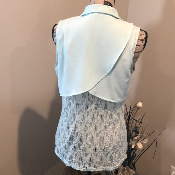 Sheer Lace Back Top - Picture 5 of 5